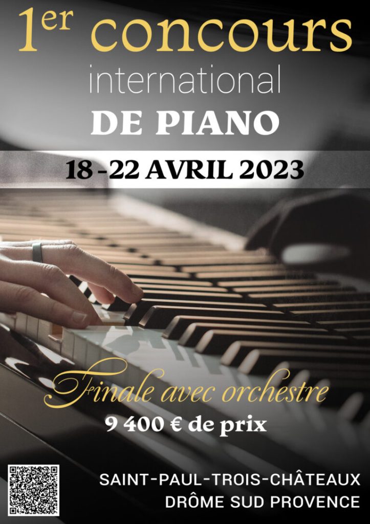 Componente della Giuria -1er Concours International de piano de Saint Paul Trois Château