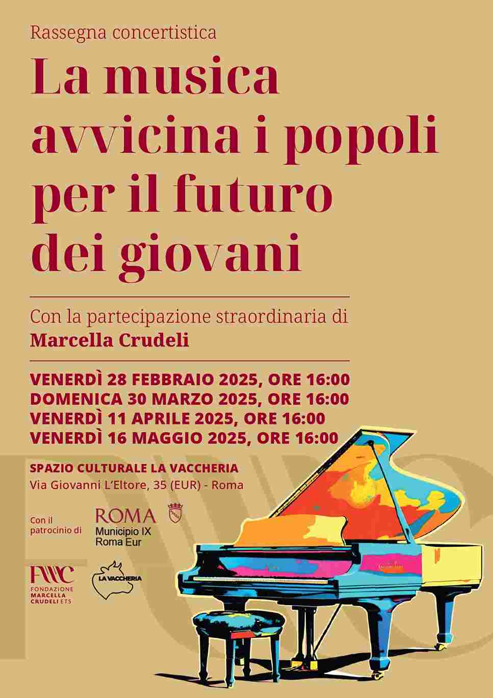 Scopri di più sull'articolo Venerdì 28 febbraio 2025 – Spazio Culturale La Vaccheria -ROMA