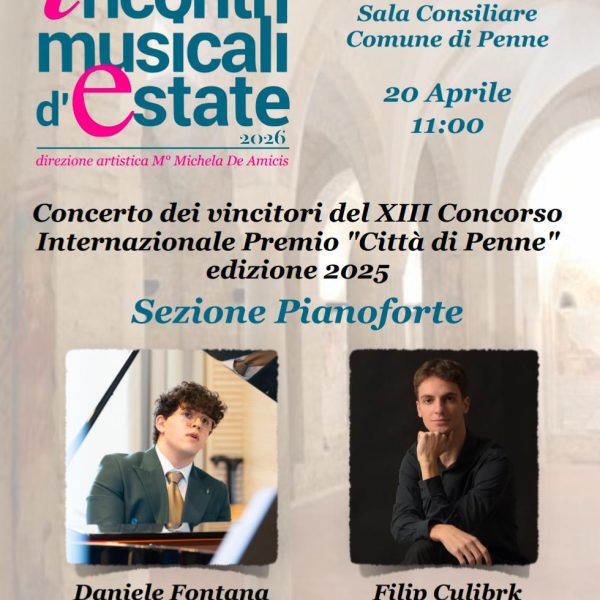 Monday 20th Aprile 2026 – Council Chamber  – PENNE